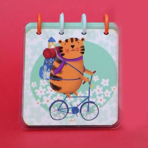 آبرنگ دفتر MINI NOTE دکمه ای طرح دار 111126