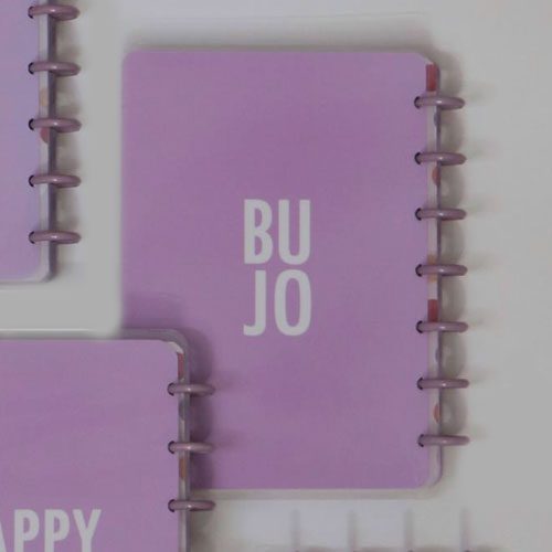 آبرنگ دفتر بولت ژورنال دکمه ای یاسی