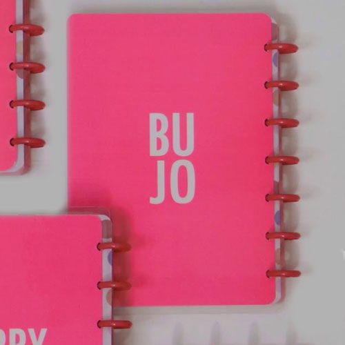 آبرنگ دفتر بولت ژورنال دکمه ای سرخابی