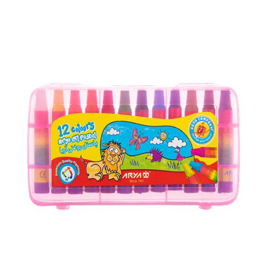 پاستل روغنی 12 رنگ 2010 آریا