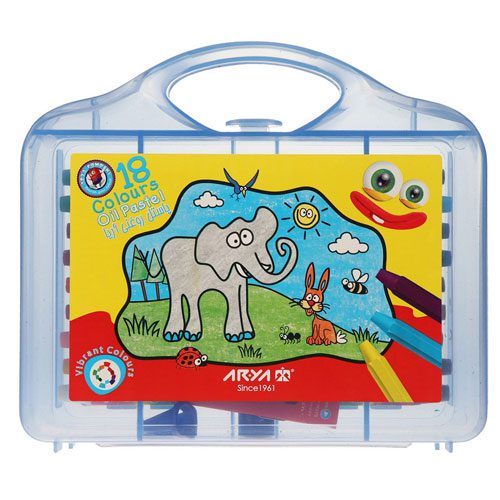 پاستل کیفی 18 رنگ 2030 آریا