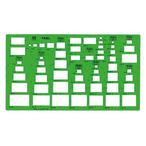 فابل شابلون مستطیل