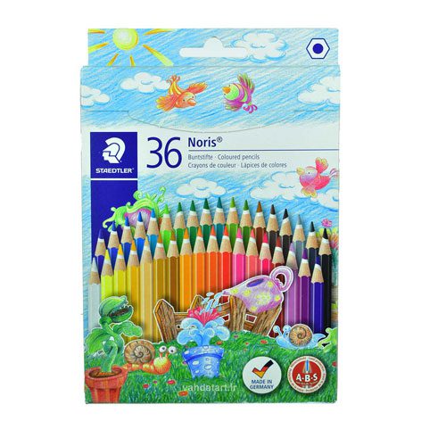 مداد 36 رنگ مقوایی 144ND36 استدلر (تولید آلمان)