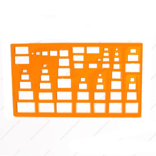 پارس رسام شابلون مستطیل